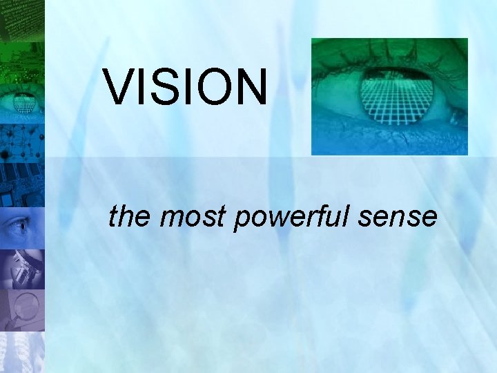 VISION the most powerful sense 2 