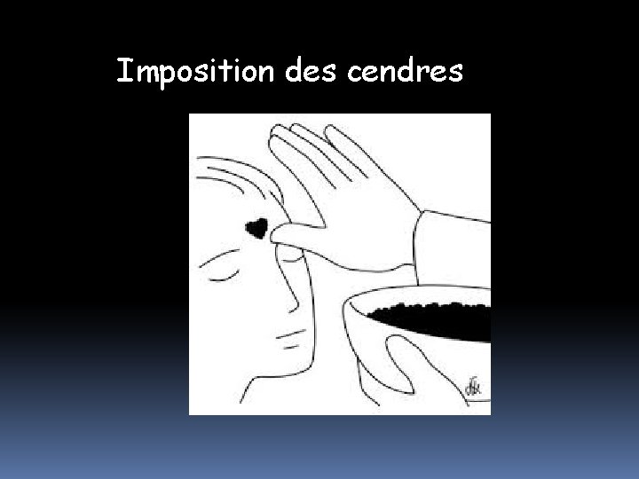 Imposition des cendres 