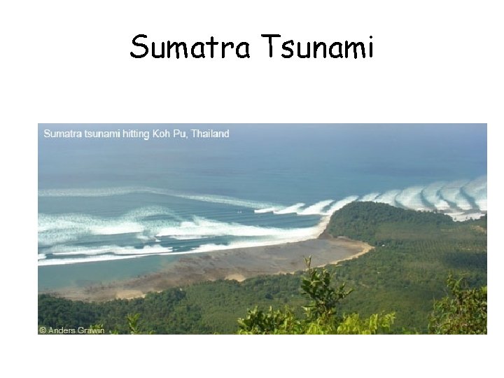 Sumatra Tsunami 
