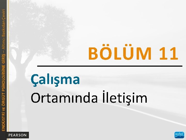 BÖLÜM 11 Çalışma Ortamında İletişim 