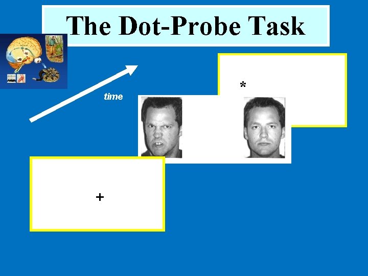 The Dot-Probe Task time * 14 ms + 