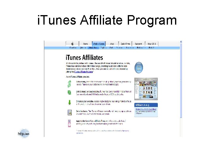 i. Tunes Affiliate Program 