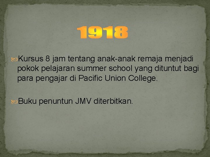  Kursus 8 jam tentang anak-anak remaja menjadi pokok pelajaran summer school yang dituntut