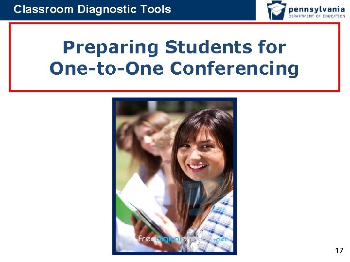 Classroom Diagnostic Tools Preparing Students for One-to-One Conferencing 17 