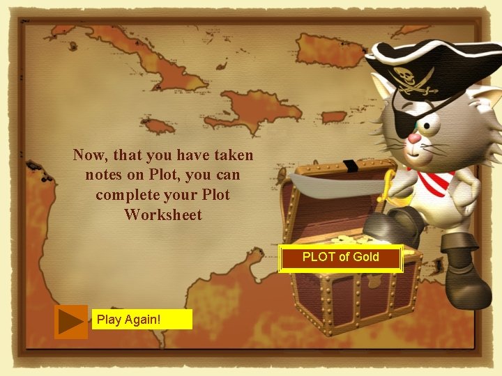 Now, that you have taken notes on Plot, you can complete your Plot Worksheet Now, that you have taken notes on Plot, you can complete your Plot Worksheet