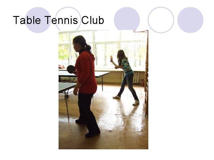 Table Tennis Club 