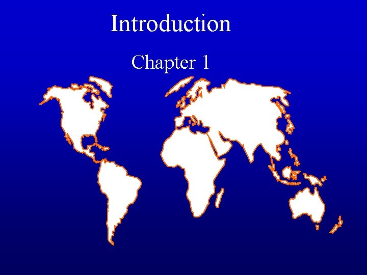 Introduction Chapter 1 
