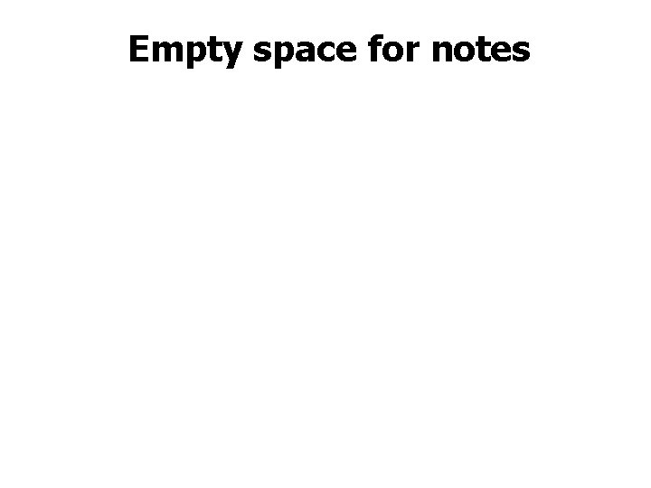 Empty space for notes 