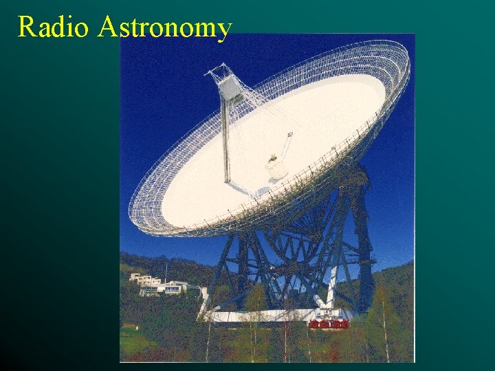 Radio Astronomy 