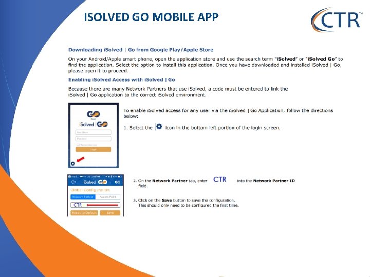 ISOLVED GO MOBILE APP 