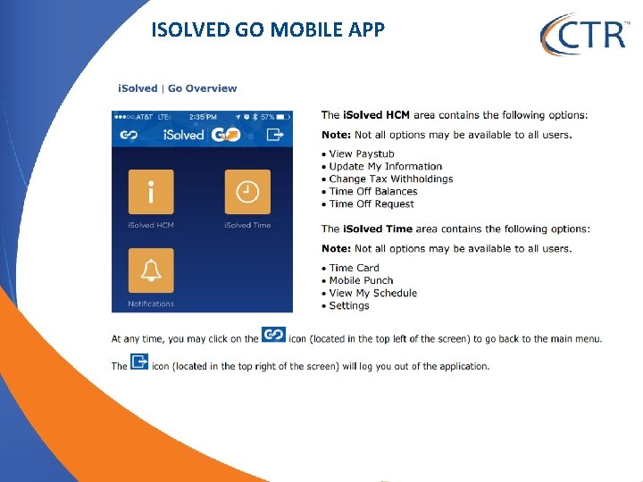 ISOLVED GO MOBILE APP 