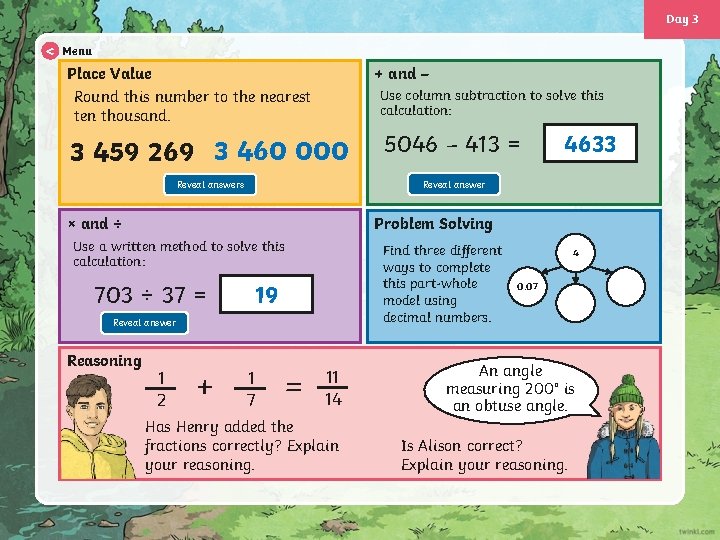 Day 3 < Menu Place Value Round this number to the nearest ten thousand.