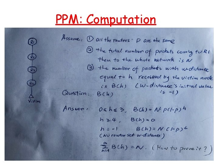 PPM: Computation 12 