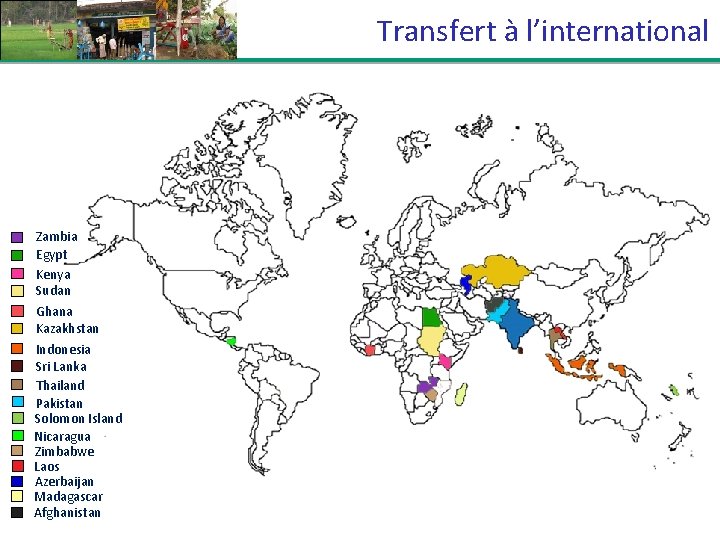 Transfert à l’international Zambia Egypt Kenya Sudan Ghana Kazakhstan Indonesia Sri Lanka Thailand Pakistan