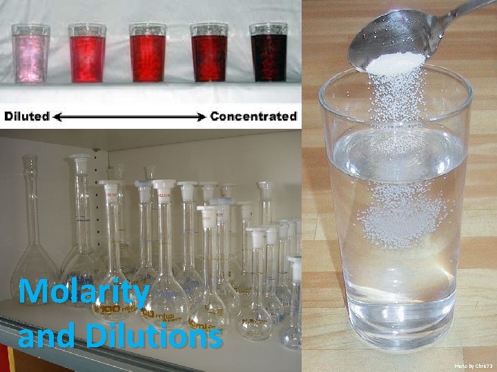 Molarity and Dilutions Photo by Chris 73 