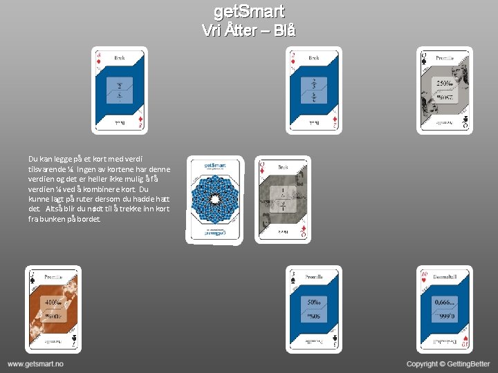 get. Smart Vri Åtter – Blå Du kan legge på et kort med verdi
