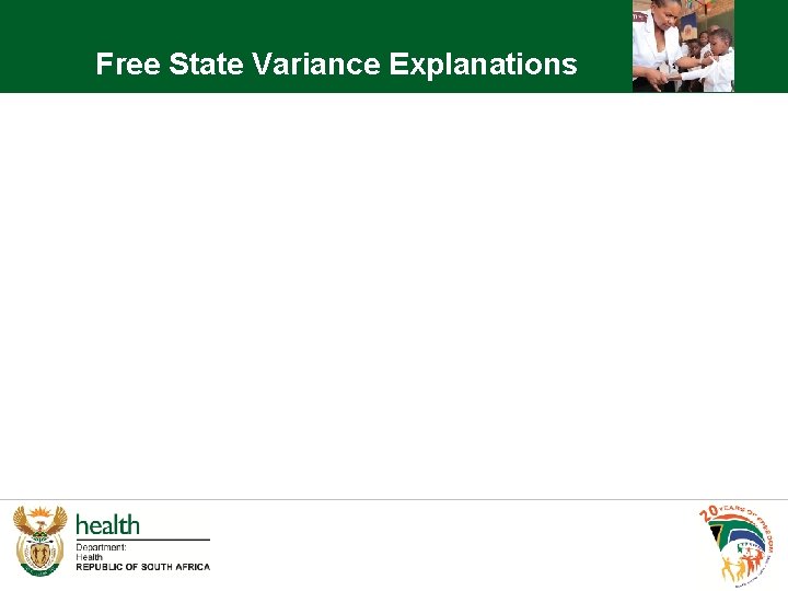 Free State Variance Explanations 