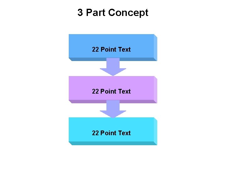 3 Part Concept 22 Point Text 