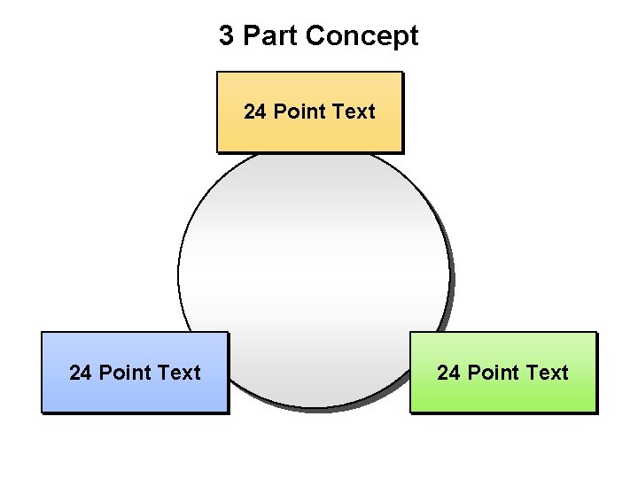 3 Part Concept 24 Point Text 