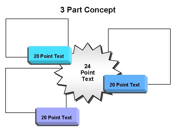 3 Part Concept 20 Point Text 24 Point Text 20 Point Text 