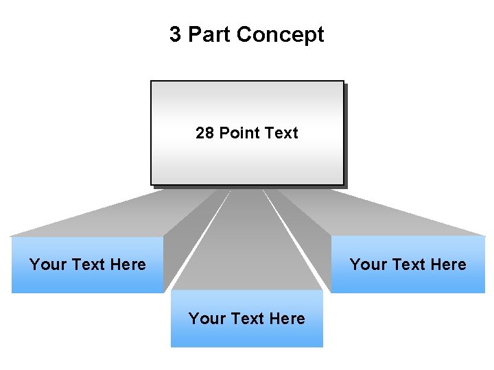 3 Part Concept 28 Point Text Your Text Here 