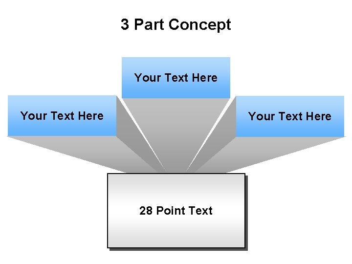 3 Part Concept Your Text Here 28 Point Text 