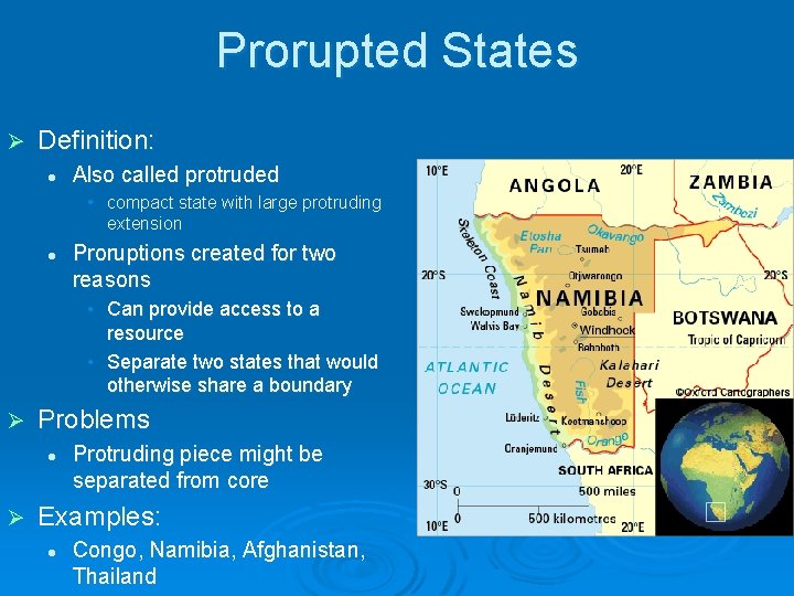 Prorupted States Ø Definition: l Also called protruded • compact state with large protruding