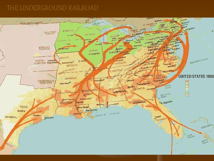 THE UNDERGROUND RAILROAD 