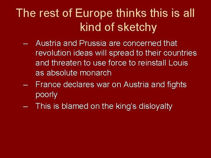 The rest of Europe thinks this is all kind of sketchy – Austria and