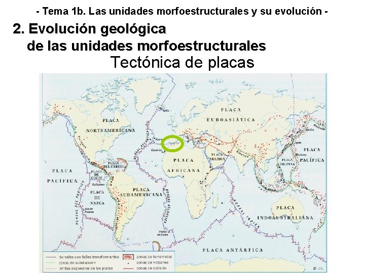 - Tema 1 b. Las unidades morfoestructurales y su evolución - 2. Evolución geológica