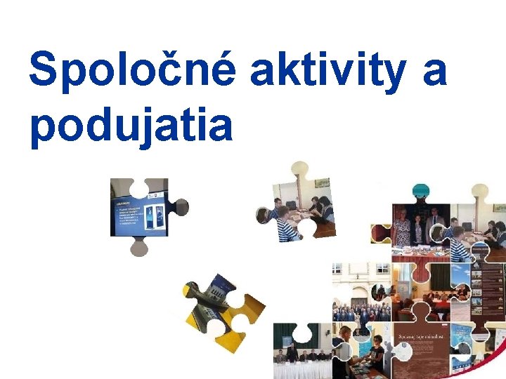 Spoločné aktivity a podujatia 