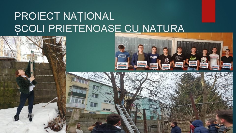 PROIECT NAȚIONAL ȘCOLI PRIETENOASE CU NATURA 