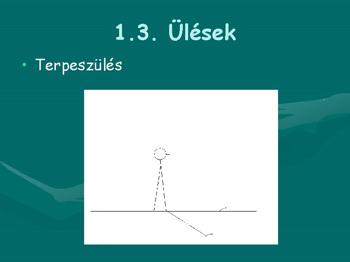 1. 3. Ülések • Terpeszülés 