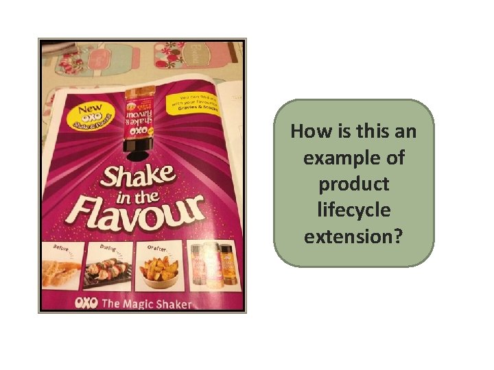 How is this an example of product lifecycle extension? 