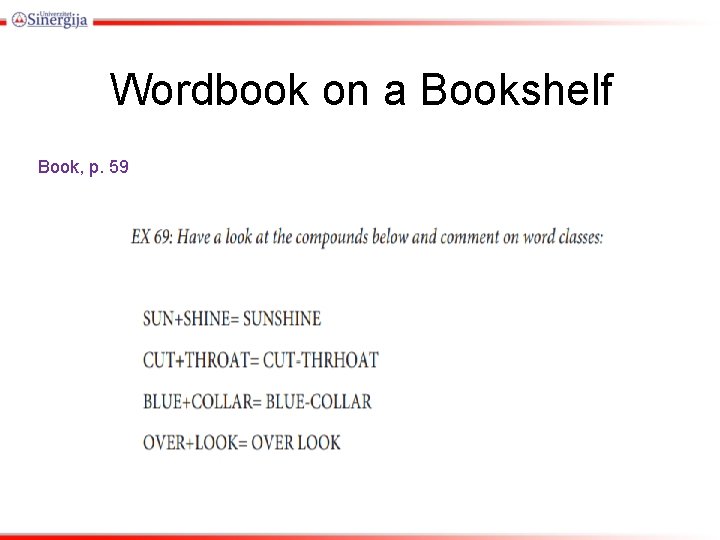 Wordbook on a Bookshelf Book, p. 59 Wordbook on a Bookshelf Book, p. 59