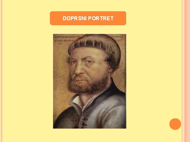 DOPRSNI PORTRET DOPRSNI PORTRET