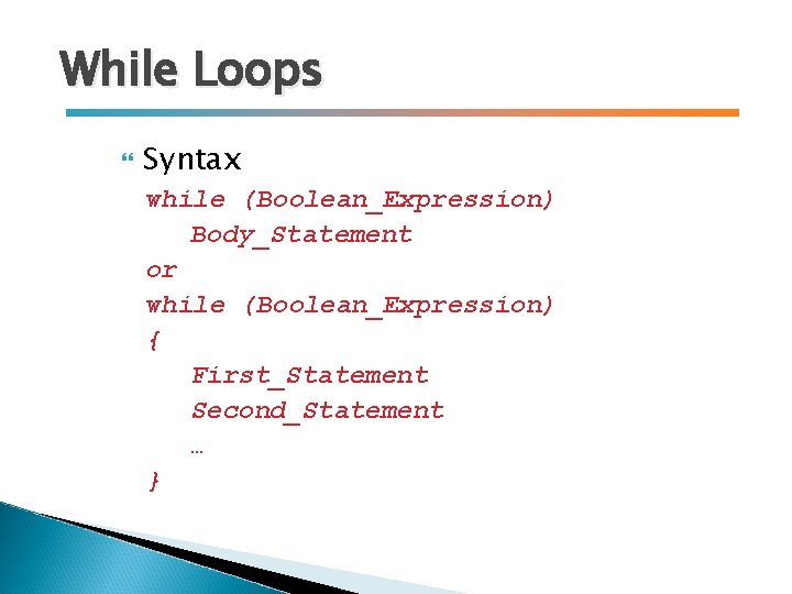 COMP 110 Switch Statements and Loops Catie Welsh