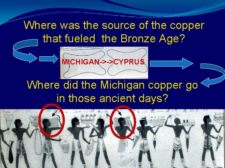 Where was the source of the copper that fueled the Bronze Age? MICHIGAN->->CYPRUS Where