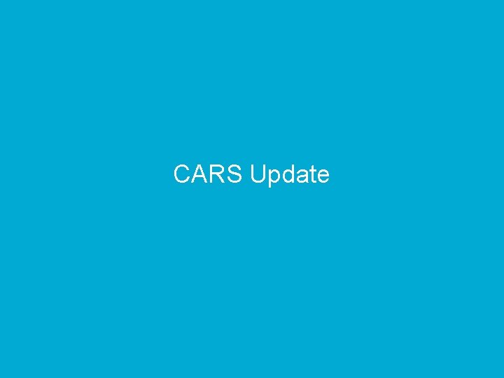 CARS Update 
