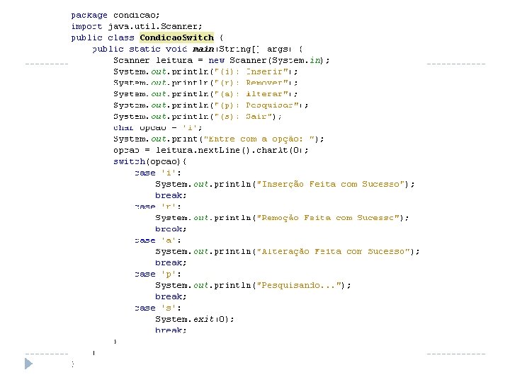 Linguagem de Programao JAVA Tcnico em Informtica Professora