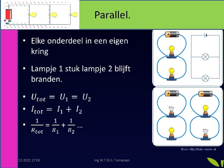 Parallel. • Bron: http: //febs-verein. at 19 -12 -2021 17: 08 Ing W. T.