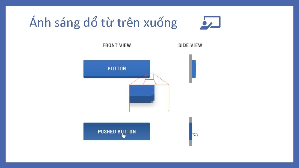 Ánh sáng đổ từ trên xuống 