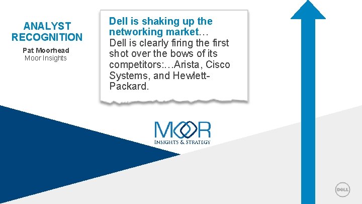 ANALYST RECOGNITION Pat Moorhead Moor Insights Dell - Internal Use - Confidential Dell is