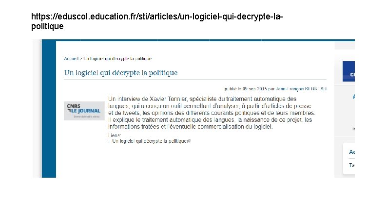 https: //eduscol. education. fr/sti/articles/un-logiciel-qui-decrypte-lapolitique 