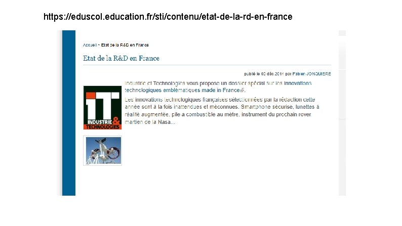 https: //eduscol. education. fr/sti/contenu/etat-de-la-rd-en-france 