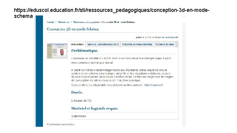 https: //eduscol. education. fr/sti/ressources_pedagogiques/conception-3 d-en-modeschema 