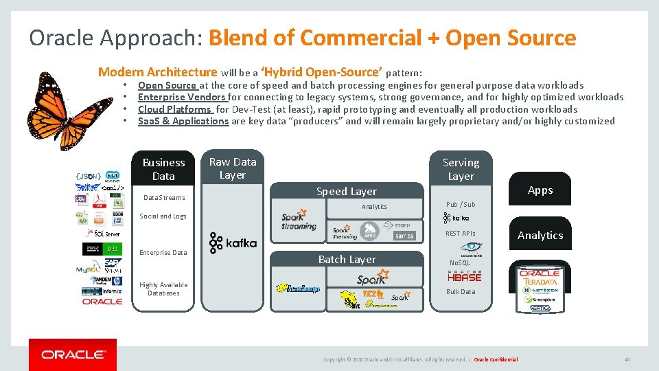 Oracle Approach: Blend of Commercial + Open Source Modern Architecture will be a ‘Hybrid