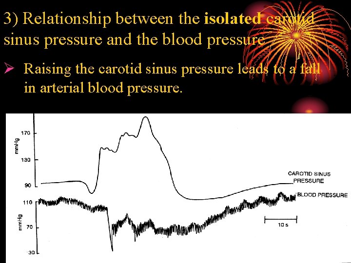 3) Relationship between the isolated carotid sinus pressure and the blood pressure Ø Raising