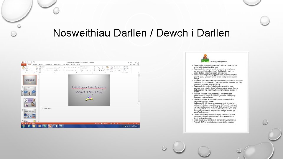 Nosweithiau Darllen / Dewch i Darllen 