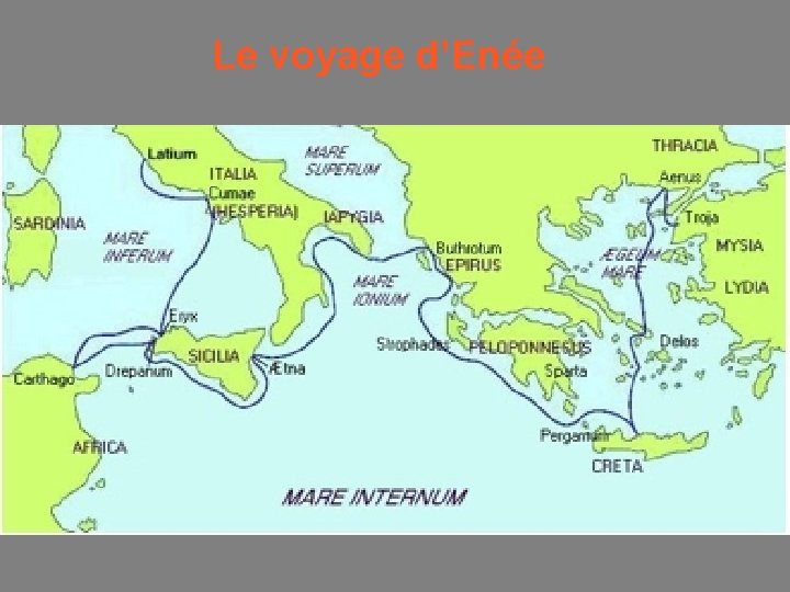 Le voyage d’Enée � 